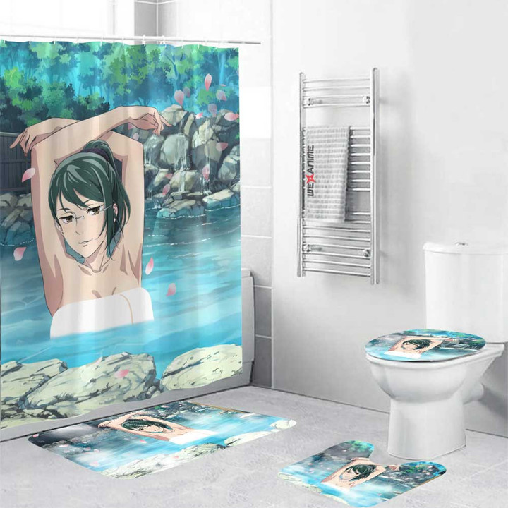 Jujutsu Kaisen Maki Zenin Girls Hot Spring Combo Bathroom Set