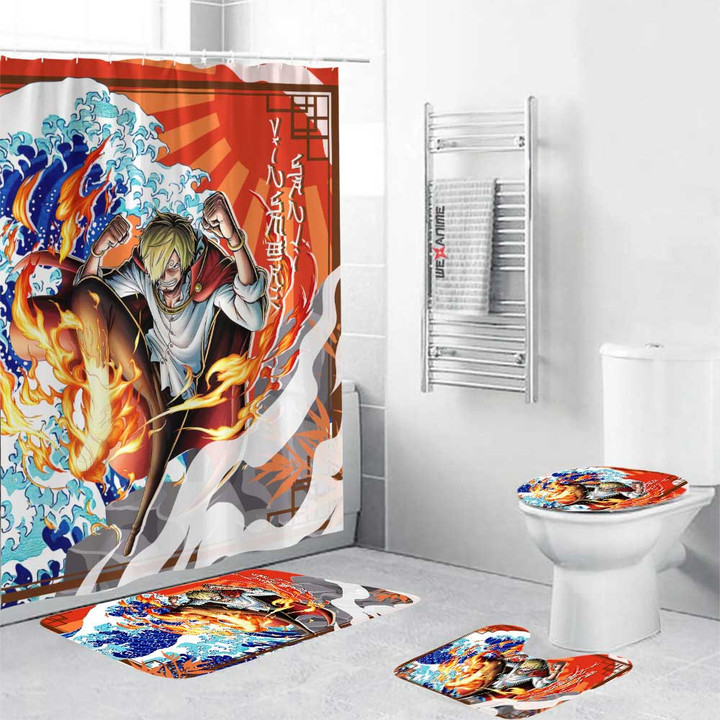 One Piece Vinsmoke Sanji Combo Bathroom Set