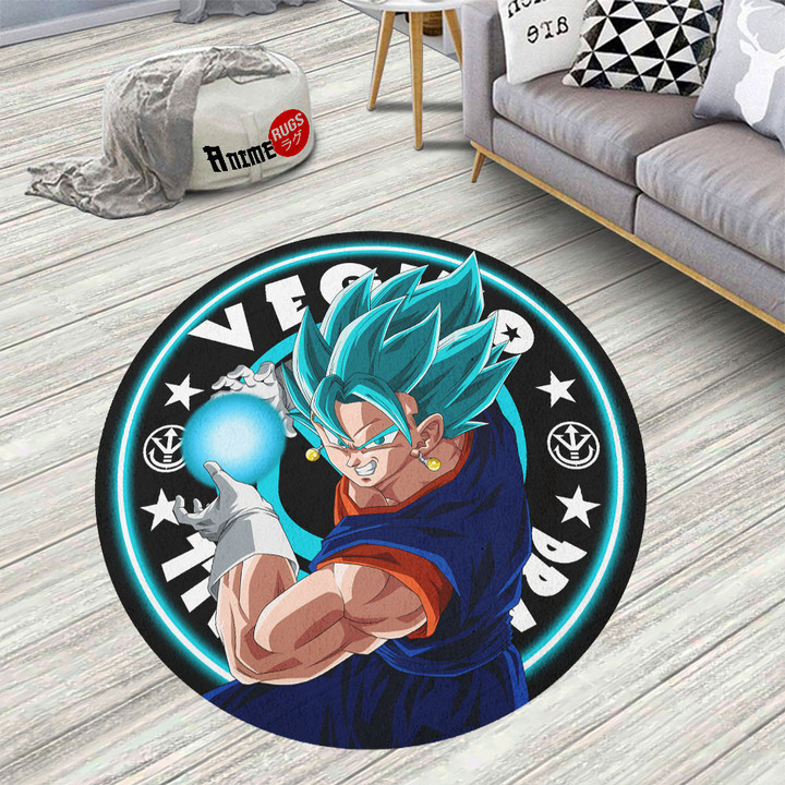 Dragon Ball Vegito Round Rug Custom Circle Carpet