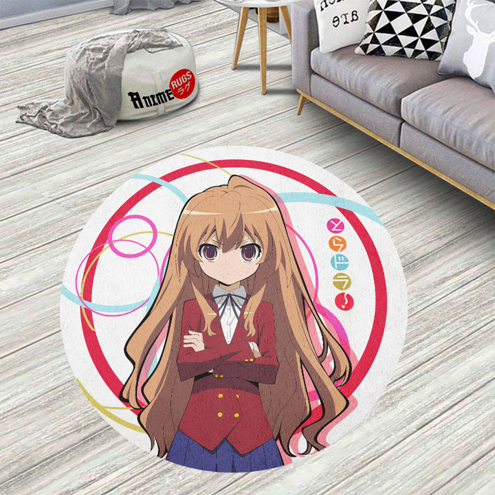 Toradora Taiga Aisaka Round Rug Custom Circle Carpet