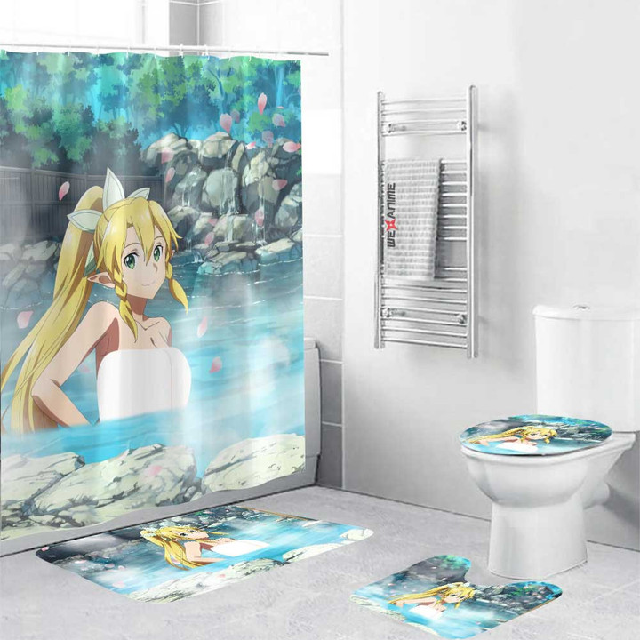Sword Art Online Girls Hot Spring Suguha Kirigaya Leafa Combo Bathroom Set