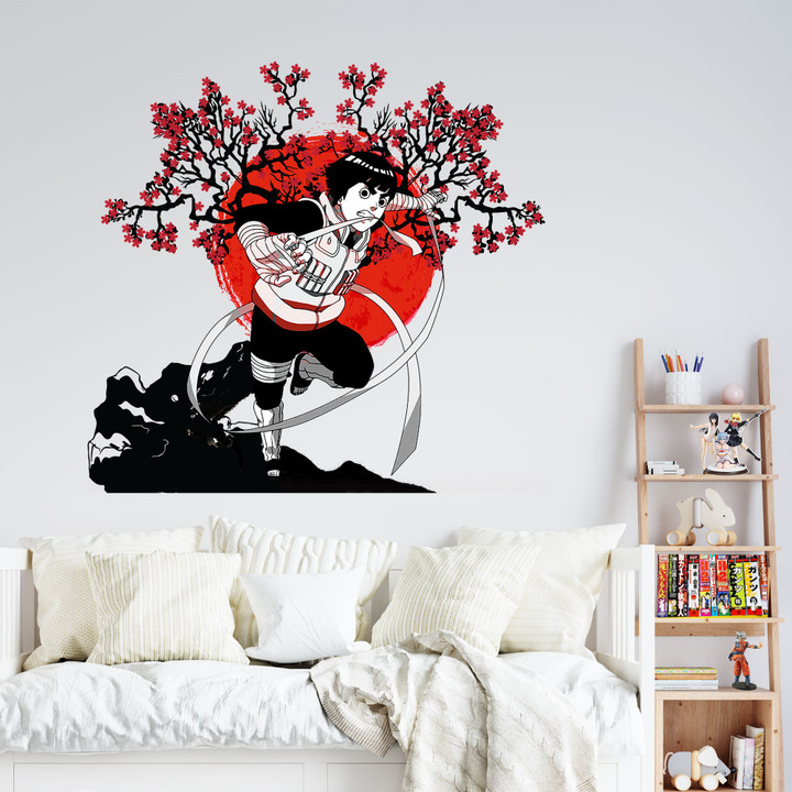 Rock Lee Wall Stickers Room Decoration