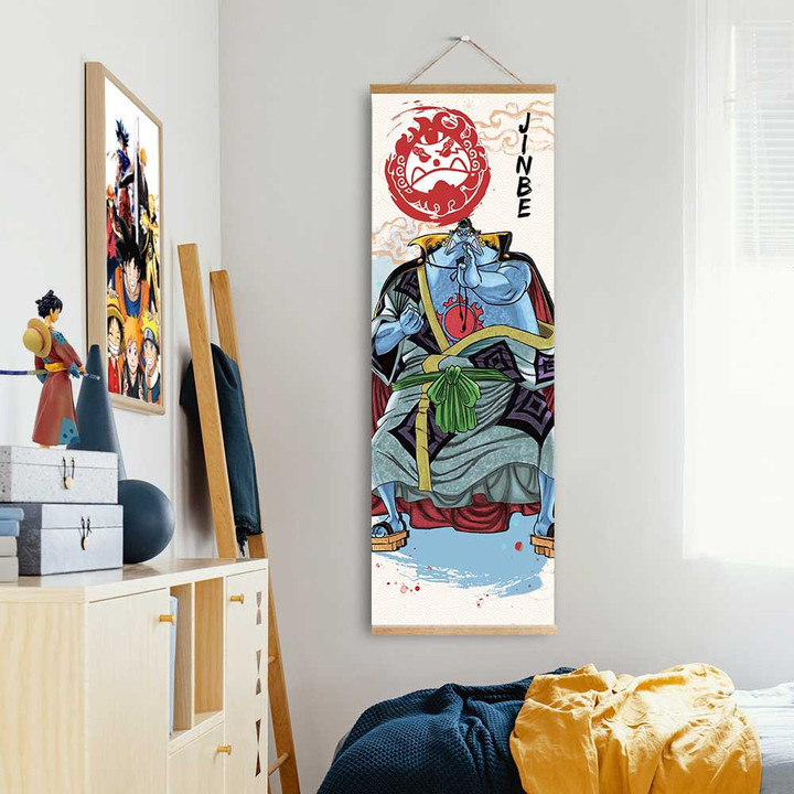 One Piece Jinbe Wall Art Room Decoration