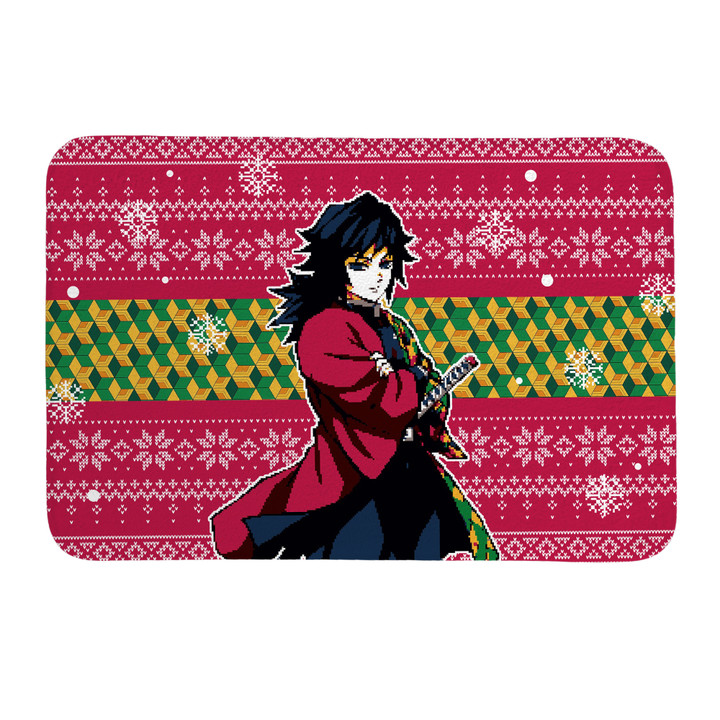 Giyu Tomioka Shag Doormats Custom Anime Door Mat