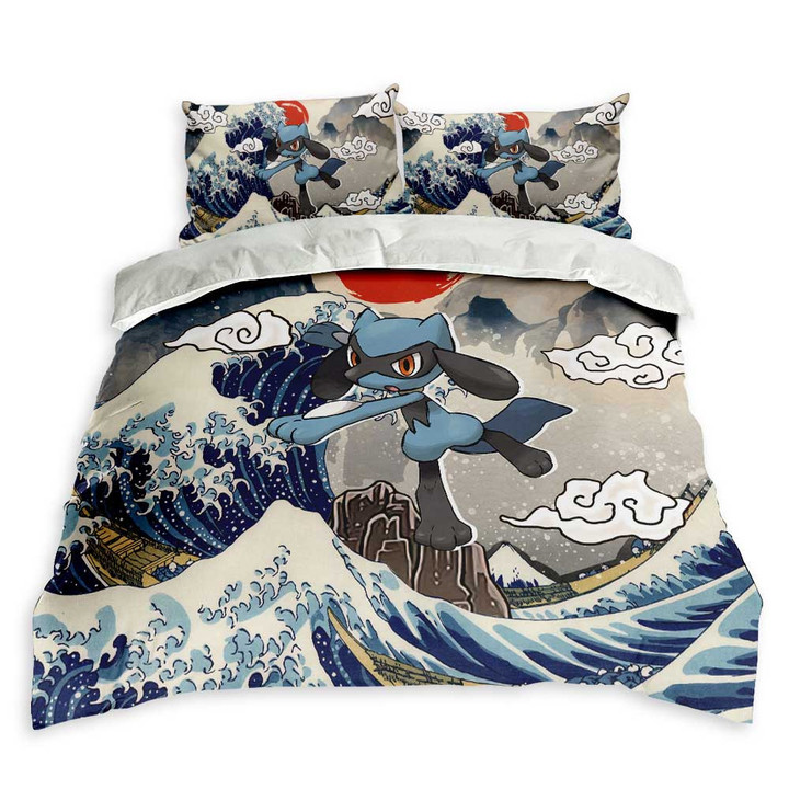 Kanagawa Great Wave Riolu Bedding Set