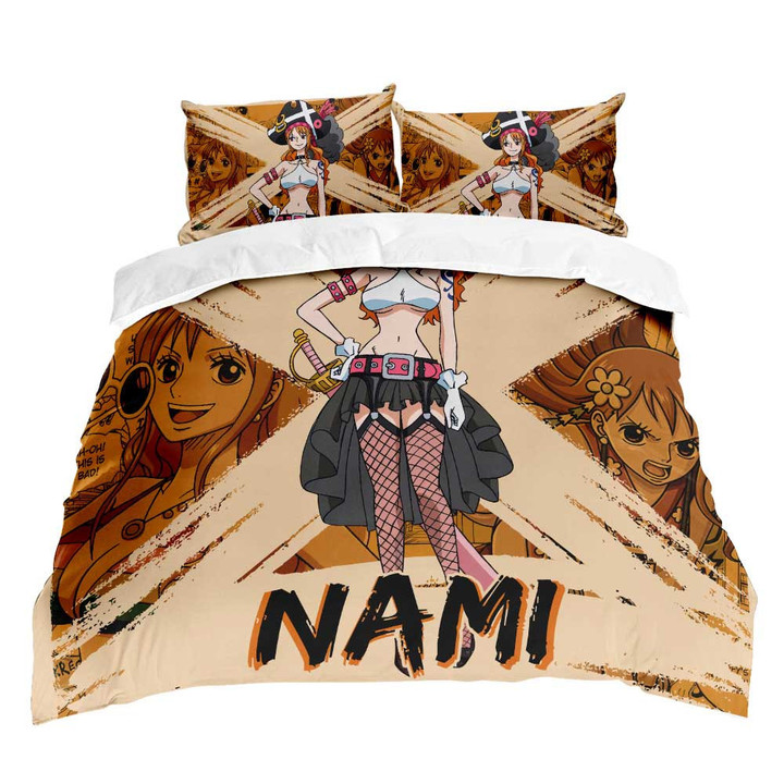 Nami Bedding Set Anime Bedroom Decor-wexanime