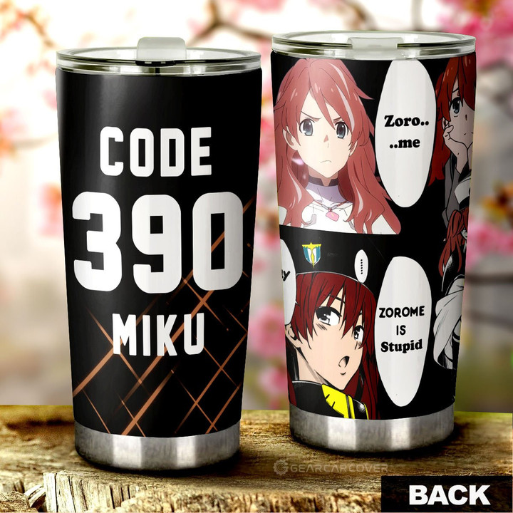 Code:390 Miku Tumbler Cup Custom DARLING In The FRANXX Anime Car Accessories - Wexanime - 1