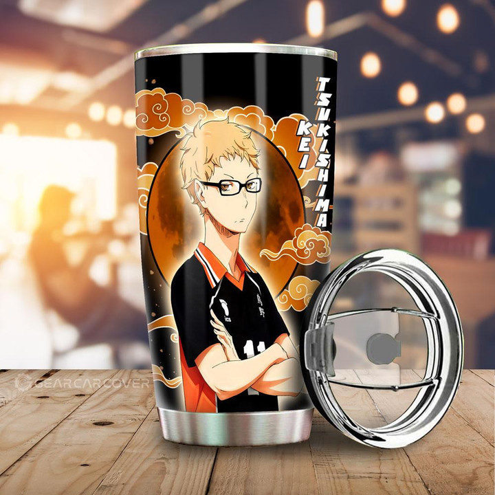 Kei Tsukishima Tumbler Cup Custom For Haikyuu Anime Fans - Wexanime - 1