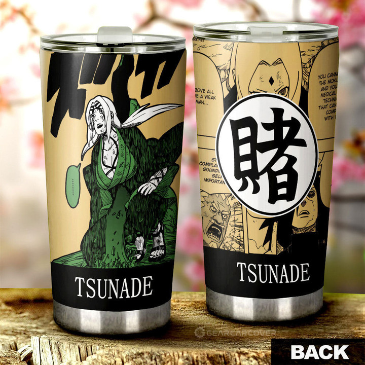 Tsunade Tumbler Cup Custom Anime Car Accessories Manga Color Style - Wexanime - 1