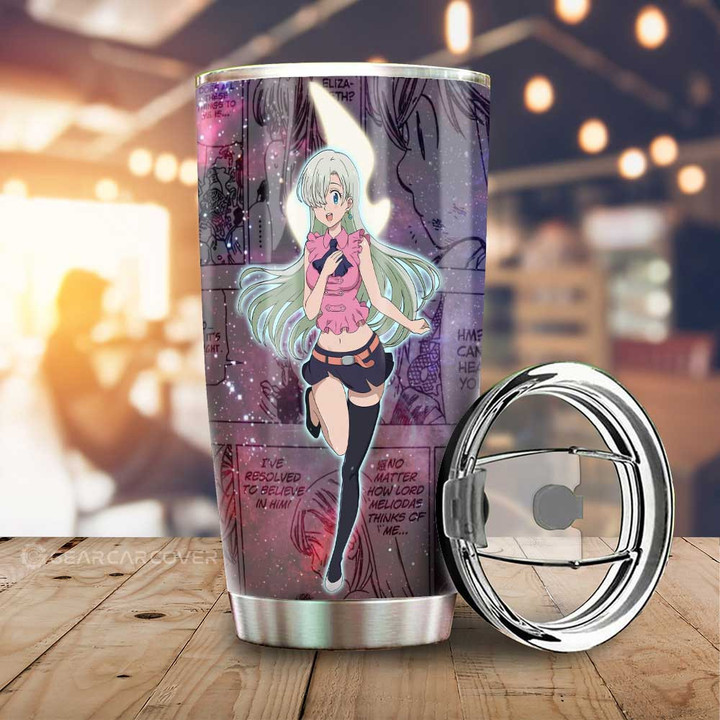 Elizabeth Liones Tumbler Cup Custom Seven Deadly Sins Anime Manga Galaxy Style - Wexanime - 1
