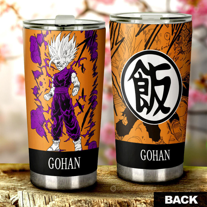 Gohan Tumbler Cup Custom Dragon Ball Anime Manga Color Style - Wexanime - 1