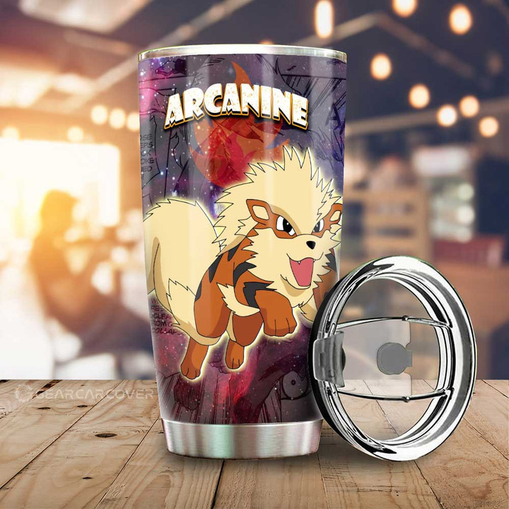 Arcanine Tumbler Cup Custom Anime Galaxy Manga Style - Wexanime - 1