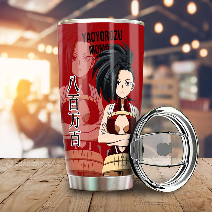 Yaoyorozu Momo Tumbler Cup Custom My Hero Academia Car Accessories For Anime Fans - Wexanime - 1