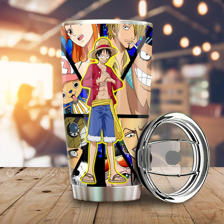 Monkey D. Luffy Tumbler Cup Custom Anime One Piece Car Interior Accessories For Anime Fans - Wexanime - 1