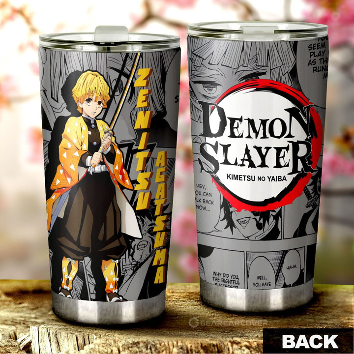 Zenitsu Agatsuma Tumbler Cup Custom Demon Slayer Anime Mix Mangas - Wexanime - 1