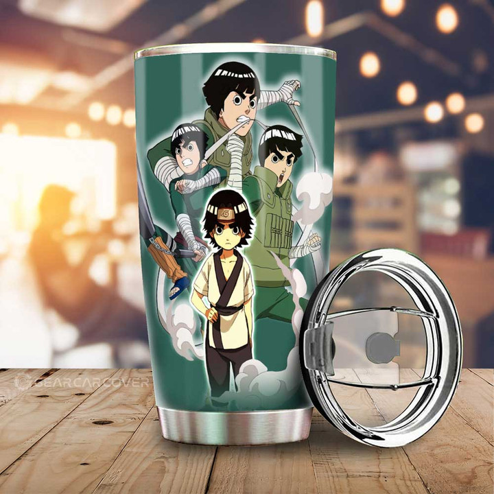 Rock Lee Tumbler Cup Custom Anime Car Accessories For Fans - Wexanime - 1
