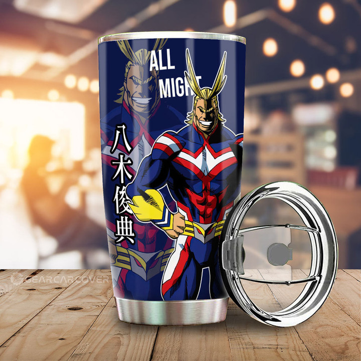 All Might Tumbler Cup Custom My Hero Academia Car Accessories For Anime Fans - Wexanime - 1