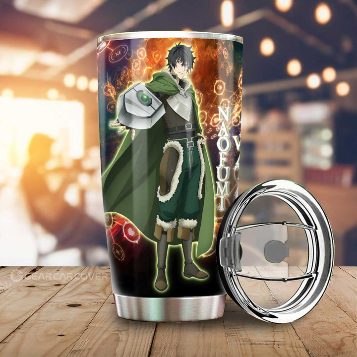 Naofumi Iwatani Tumbler Cup Custom Rising Of The Shield Hero Anime Car Accessories - Wexanime - 1