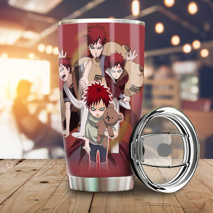 Gaara Tumbler Cup Custom Anime Car Accessories For Fans - Wexanime - 1