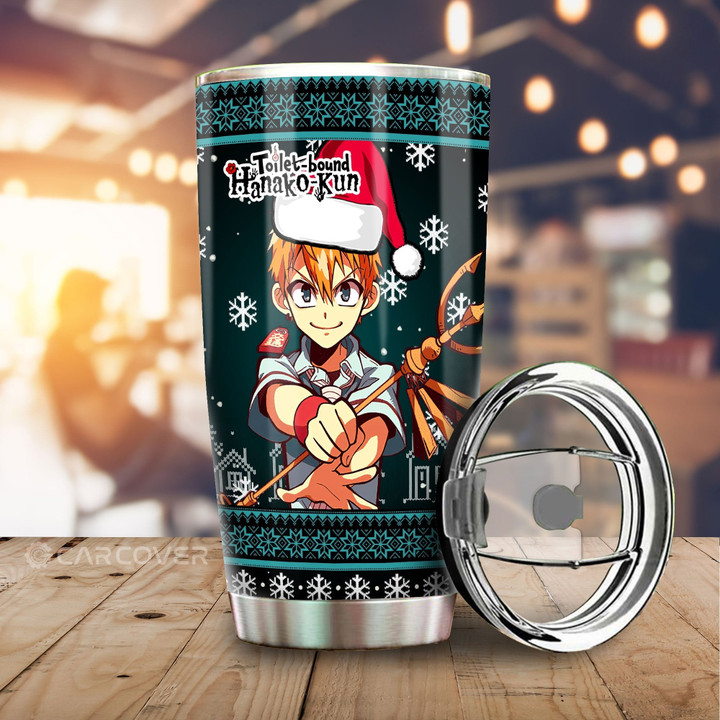 Toilet-Bound Hanako-kun Kou Minamoto Tumbler Cup Custom Christmas Anime Car Interior Accessories - Wexanime - 1