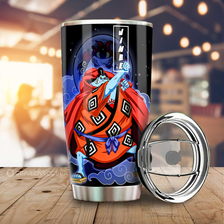 Jinbe Tumbler Cup Custom Anime One Piece Car Accessories For Anime Fans - Wexanime - 1