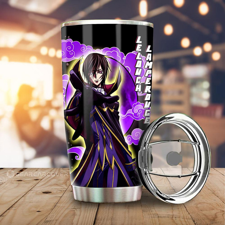 Lelouch Lamperouge Tumbler Cup Custom One Punch Man Anime Car Accessories - Wexanime - 1