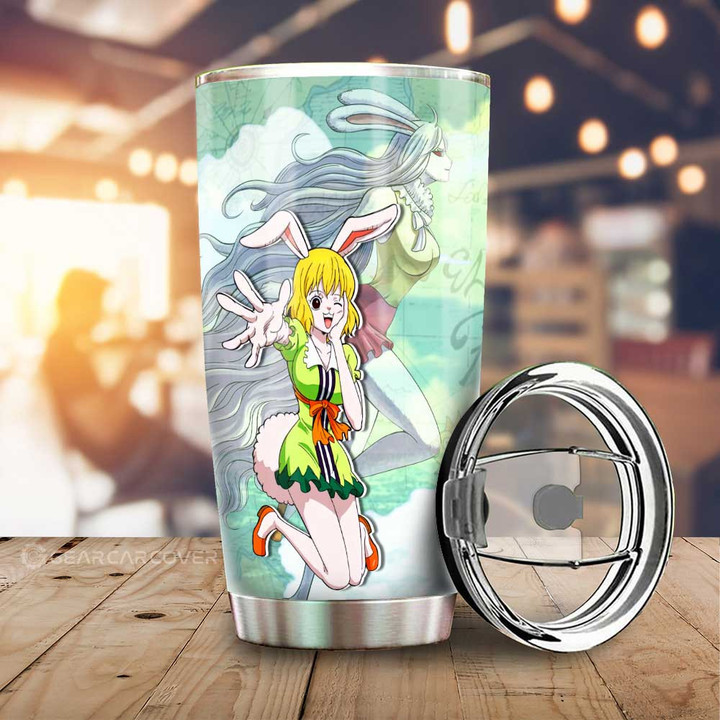 Carrot Tumbler Cup Custom One Piece Map Car Accessories For Anime Fans - Wexanime - 1