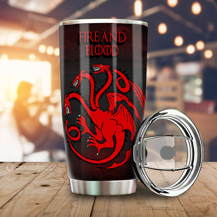 House Targaryen Tumbler Cup Custom Game Of Throne - Wexanime - 1