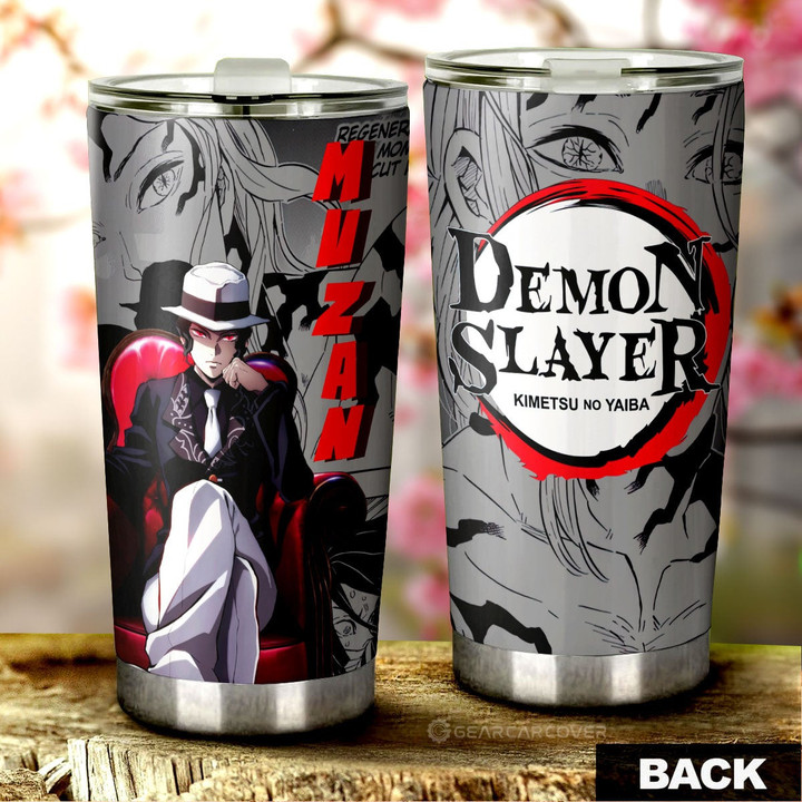Muzan Tumbler Cup Custom Demon Slayer Anime Mix Mangas - Wexanime - 1