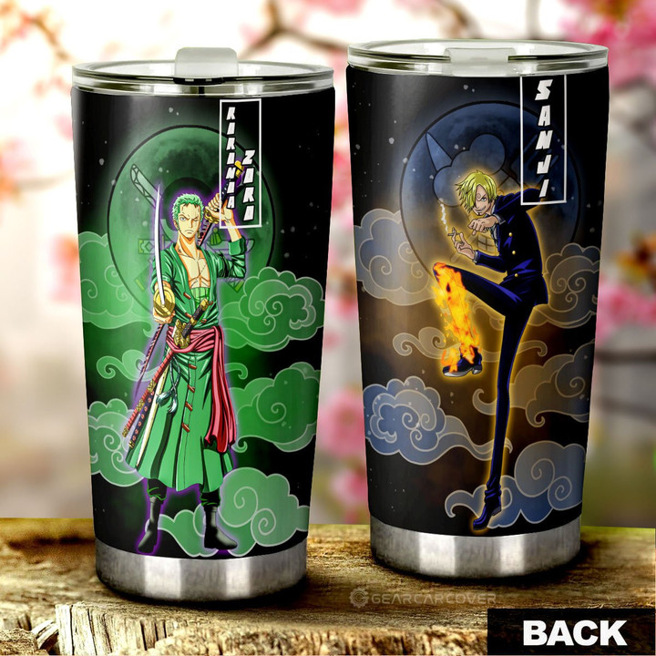 Zoro And Sanji Tumbler Cup Custom For One Piece Anime Fans - Wexanime - 1