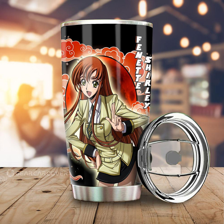 Fenette Shirley Tumbler Cup Custom Code Geass Anime Car Accessories - Wexanime - 1