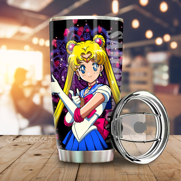 Sailor Moon Tumbler Cup Custom Anime Car Interior Accessories - Wexanime - 1
