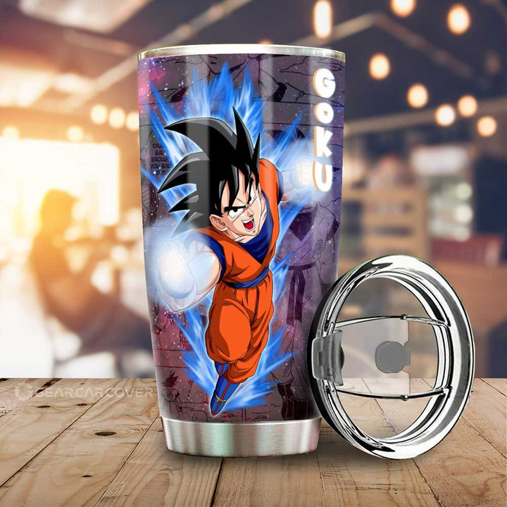 Goku Tumbler Cup Custom Dragon Ball Anime Car Accessories Galaxy Style - Wexanime - 1