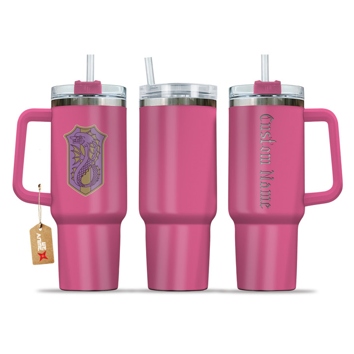 Purple Orca 40oz Pink Valentines Personalized Tumbler With Handle Anime Cup - Wexanime