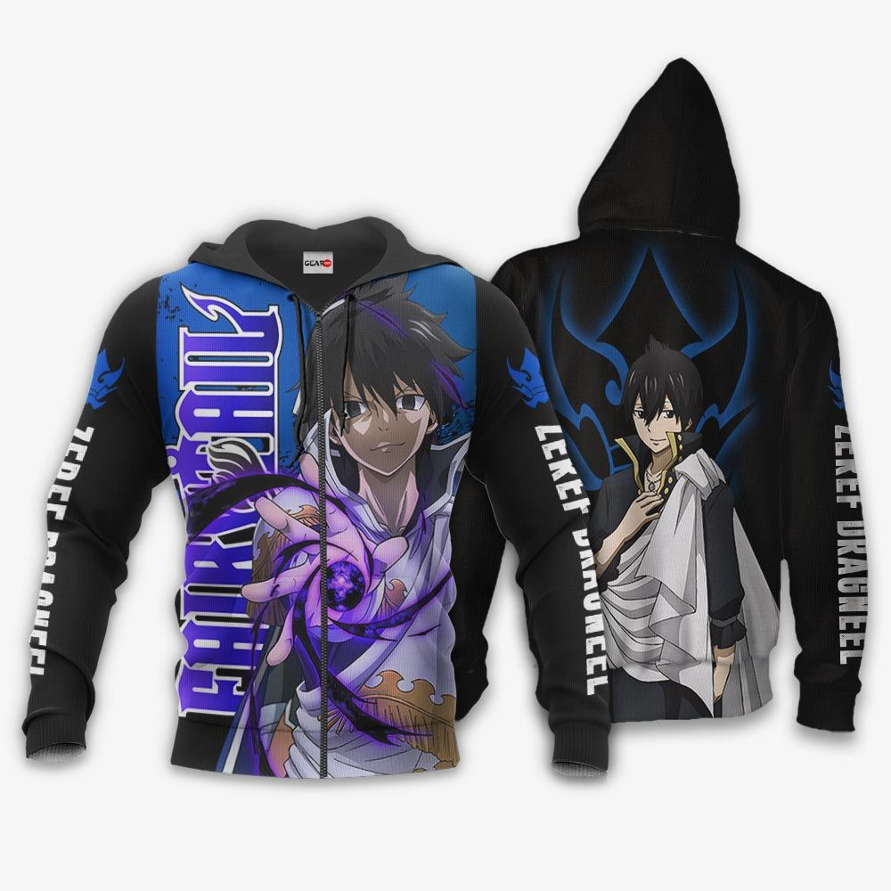 Zeref Dragneel Hoodie Fairy Tail Anime Merch Stores-wexanime.com