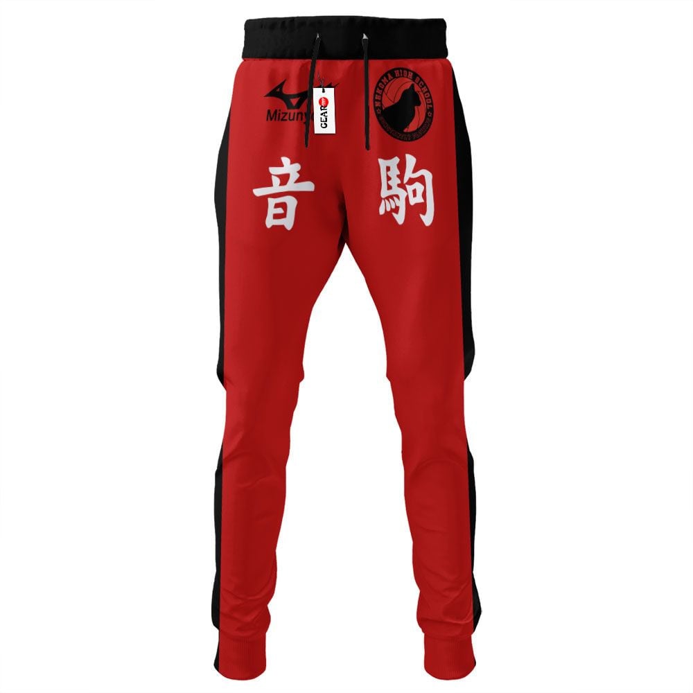 Nekoma Uniform Costume Joggers Custom Anime Haikyuu Sweatpants-wexanime.com