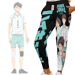 Toru Oikawa Sweatpants Custom Anime Haikyuu Joggers Merch-wexanime.com