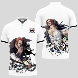 Shanks Polo Shirt Custom Anime One Piece Merch Clothes for Otaku-wexanime.com