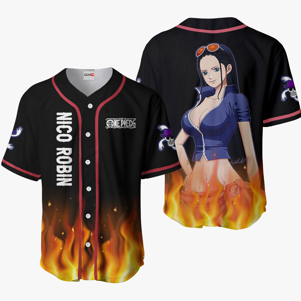 Nico Robin Jersey Shirt Custom OP Anime Merch Clothes-wexanime.com