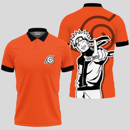 Nrt Uzumaki Polo Shirts Custom Manga Naruto Anime Merch Clothes-wexanime.com