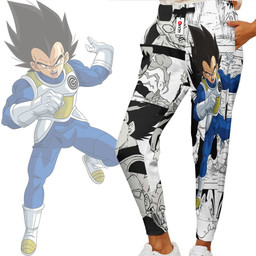 Vegeta Sweatpants Custom Dragon Ball Anime Joggers Merch Manga Style-wexanime.com