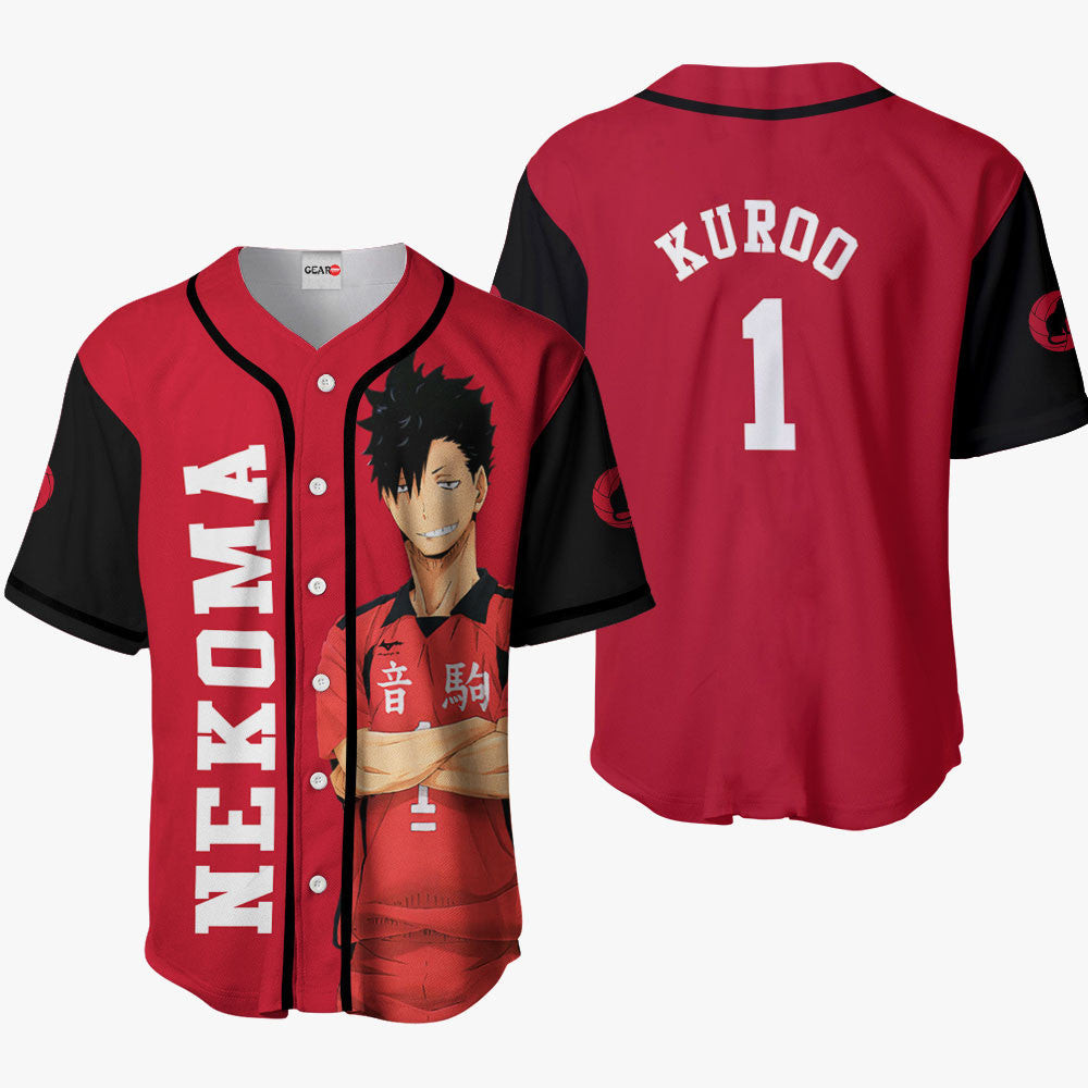 Tetsurou Kuroo Jersey Shirt Haikyuu Custom Anime Merch Clothes-wexanime.com