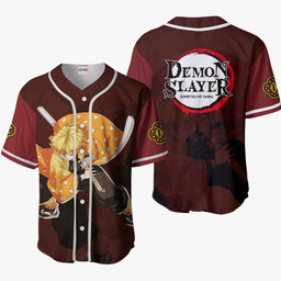 Zenitsu Jersey Shirt Custom Demon Slayer Anime Merch Clothes for Otaku-wexanime.com