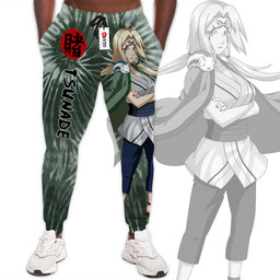 Tsunade Joggers Custom Naruto Anime Sweatpants Tie Dye Style Merch-wexanime.com