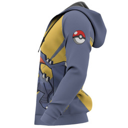 Pokemon Garchomp Hoodie Shirt Anime Zip Jacket-wexanime.com
