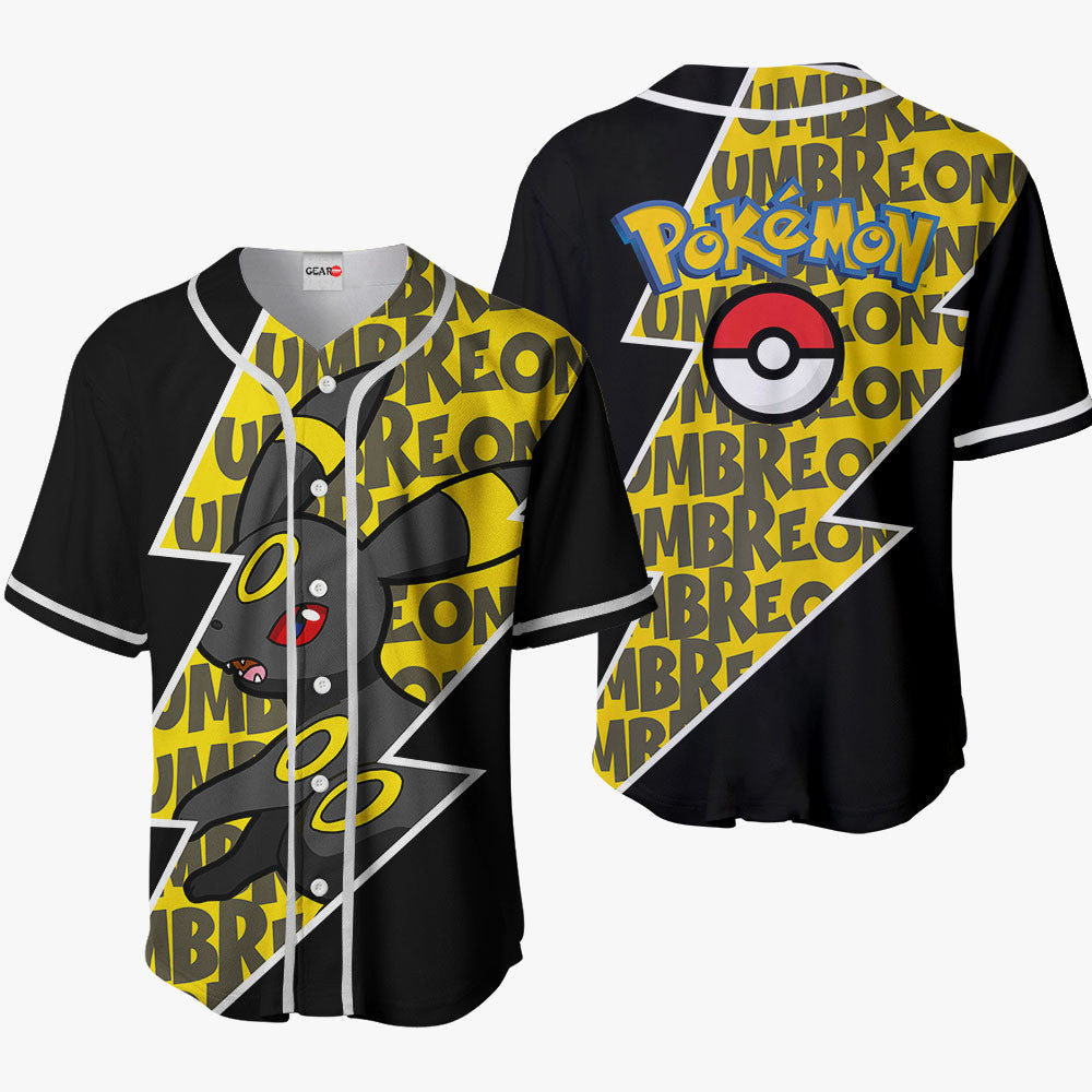 Umbreon Jersey Shirt Custom Pokemon Anime Merch Clothes for Otaku-wexanime.com
