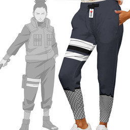 Shikamaru Nara Joggers Costume Naruto Anime Sweatpants Custom Merch For Otaku-wexanime.com