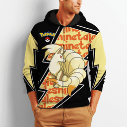 Ninetales Zip Hoodie Costume Pokemon Shirt Fan Gift Idea-wexanime.com