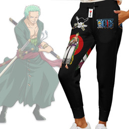 Zoro Wano Joggers Custom Anime One Piece Sweatpants-wexanime.com