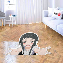 Yui Shaped Rugs Custom Anime Sword Art Online Carpets Room Decor Mats-wexanime.com